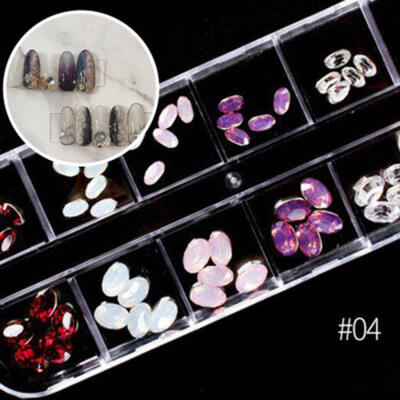 

Nail Art Glass 3D Glitter Chic Crystal Rhinestone Tips Decor Diamond Ornaments