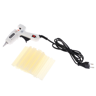 

Mini 25W Professional Handy High Temp Heater Hot Melt Glue Gun with 50pcs Glue Sticks Heating Craft Repair Tool