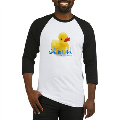 

CafePress - Girlspoop Sick My Duck Jersey - Cotton Baseball Jersey 34 Raglan Sleeve Shirt