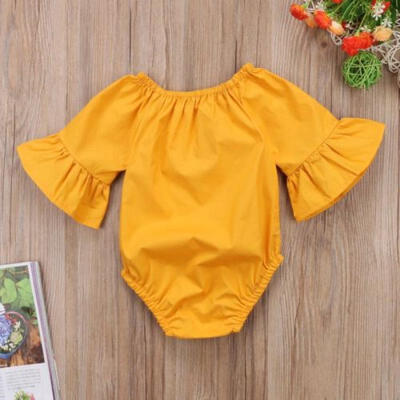 

Floral Newborn Kid Baby Girl Infant Romper Jumpsuit Bodysuit Clothes Outfit 0-24