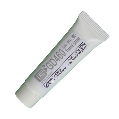 

GD бренда GD460 термопасты Смазка силиконовая теплоотвод соединение серебра Вес нетто 20 грамм Soft Tube Упаковка для CPU LED ST20