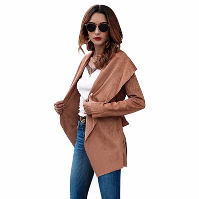 

Fashion Womens long Coat Solid Color Coat