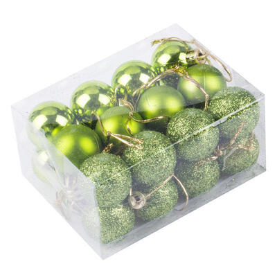 

24X Plastic Christmas Tree Xmas Balls Decorations Baubles Party Wedding Ornament