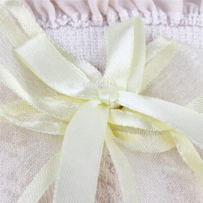 

UK Stock Kids Baby Girls Knee High Long Socks Lace Bow Cotton Casual Stockings