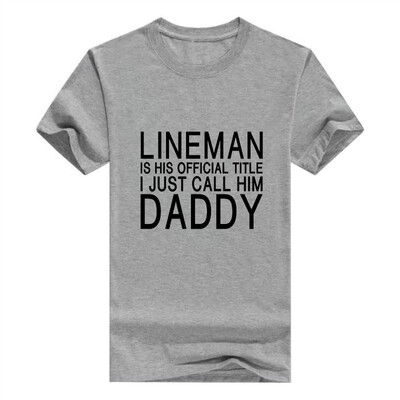 

Baby Gifts For All Lineman Official Title I Call him Daddy Bodysuit