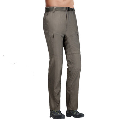 

ALPINT MOUNTAIN Outdoor quick-drying pants Two-piece detachable quick-drying pants suit Women&39s fast-drying mountaineering pants 620-201 Men&39s Army Green M