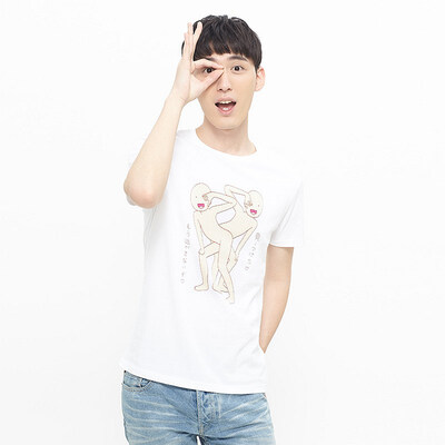 

Где клиент Eslite (VANCL), где голая футболка Takada You 2 мужские модели white XL
