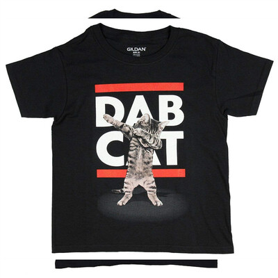 

Boys Dab Cat Graphic T-Shirt