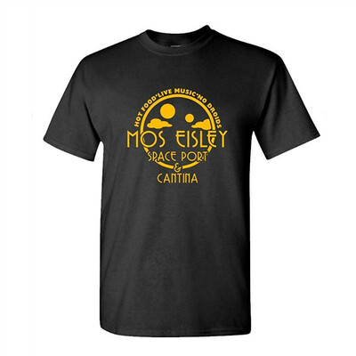 

MOS Eisley Cantina - sci-fi Space Movie - Mens Cotton T-Shirt