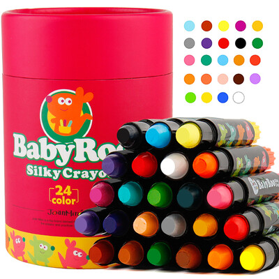 

JoanMiro children&39s crayons 36 colors washable baby crayon drop shaving brush JM08749