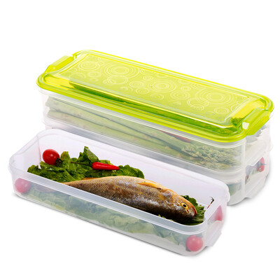 

Jingdong Supermarket] Arnold (Arsto) quick-frozen dumplings box refrigerator fresh storage box wonton box sub-grid dumplings tray non-stick fresh box 3 layer 1 cover set