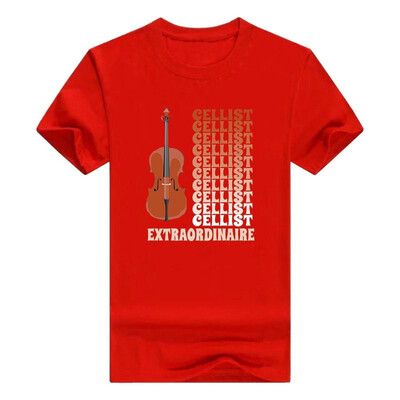

Cello Player Music T-Shirt Orchestra Musician Gift Tee