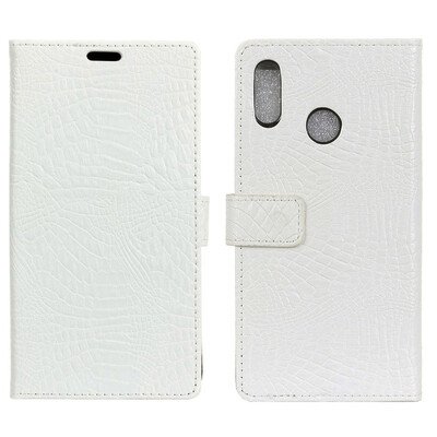

MOONCASE Millet Mi 8 SE Crocodile Leather Case - White