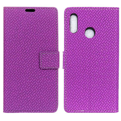

MOONCASE Millet Red Rice Y2 Red Rice S2 Woven Leather Case - Purple