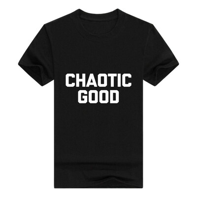 

Chaotic Good Men T-Shirt Funny Saying Sarcastic Novelty Humor