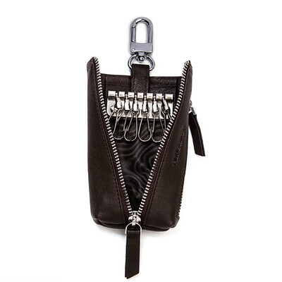 

Head layer cowhide hanging buckle car key bag fashion household key bag
