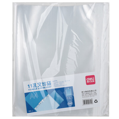 

Эффективный (дели) 5712 11 отверстий брошюры загружен документ основного мешка для 100