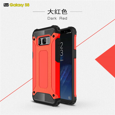 

Fivice Samsung Galaxy S8 case Luxury Silicone Diamond Armor PC Hard Shell Phone Case