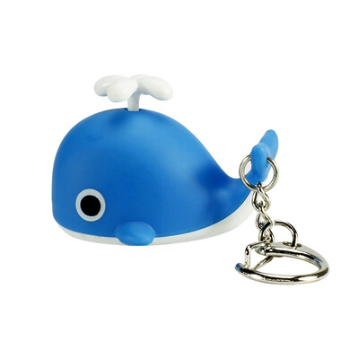 

Brelong Music-making Lovely Whale Cartoon Keychain with LED Light Pendant
