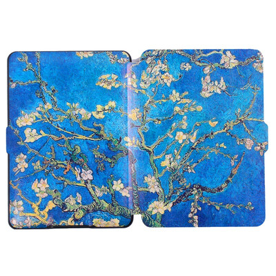

Smart Printed leather cover case ultra thin cover case for Amazon Kindle Paperwhite 1/ 2/3paperwhite3(New model)+free stylus+film