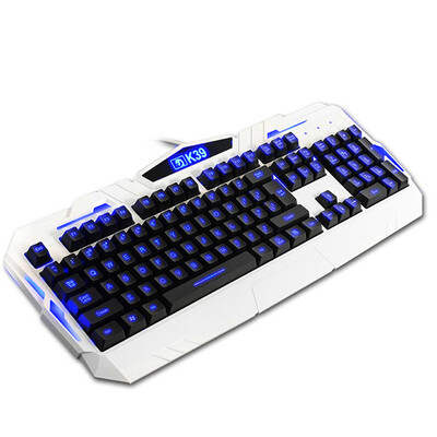 

K39 с подсветкой Световая Игровая клавиатура Механические USB Проводная для настольного компьютера LOL CS игр
