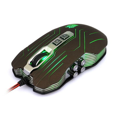 

2016 marca gaming mouse 1200/1600/2400 dpi usb 3d professional gaming competitivo pulsanti x9 mouse per computer pc gamer mouse