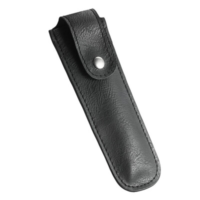 

PU Leather Razor Pouch Sheath Straight Long Razor Case Holder for Long Handle Safety Razor