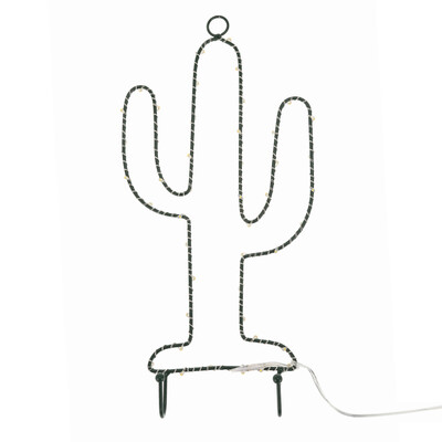 

Chic Cactus Shape Wall Hanger Lamp Copper Wire Decoration Light