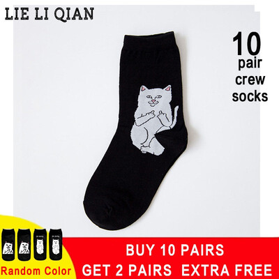 

2018 New Emoji Cartoon Cat Art Female Funny Socks Hot Sale 3d Printed Womens Socks Low Cut Ankle Femme Short Socks Wholesale