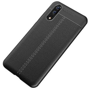 

Fivice Huawei P20 case Luxury leather TPU silicone anti-fall soft shell phone case