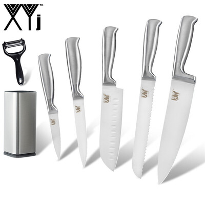 

XYJ Knife Holder Peeler Kitchen Knife Straight Handle Cooking Tool 8" 8" 8" 5" 35" inch Stainless Steel Knife