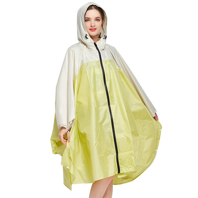 

Diliba Womens&Big Grils Waterproof Raincoat Lightweight Packable Rain Coat Poncho Hooded