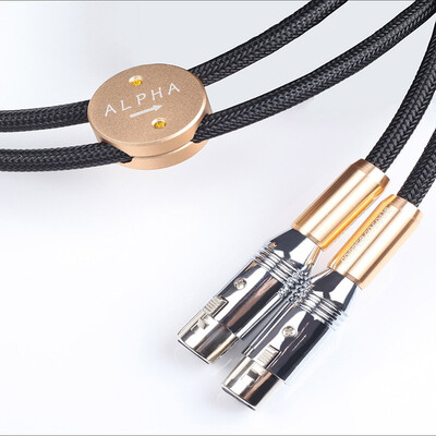 

COPPER COLOUR CC Alpha Audio Cables XLR RCA Plug HiFi interconnect cords pair