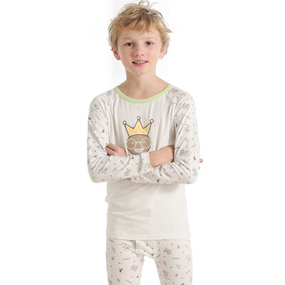 

VIV & LUL Children's Underwear Boy Underwear Set Qiu Qiu Qiu Dieod DV117183 White 110cm