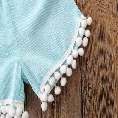 

Kid Baby Girl Backless Bare Shoulder Bare Belly Button Tops Pants Outfit Clothes