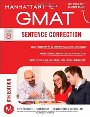 

GMAT Sentence Correction