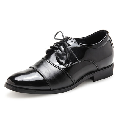 

Business suits men pointed lace shoes increased men