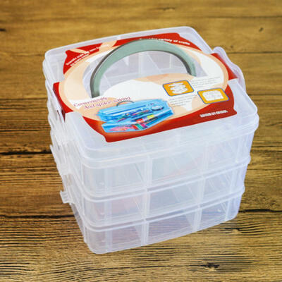 

18 Compartments Plastic Storage Box Jewelry Bead Screw Organizer Container Hot