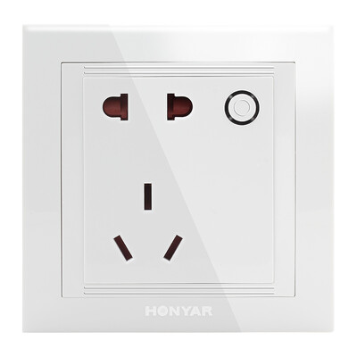 

Hongyan HONYAR IHC8325B smart socket WIFI control 5 hole 10A measurement type white