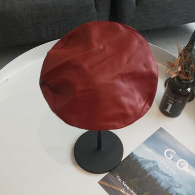 

Fashion Lady Womens Leather Beret Hat Fashion French Caps Painter Hats New