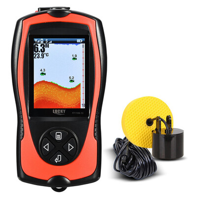 

LUCKY FF1108-1CLA Portable Fish Finder 100M300FT Depth Fish Alarm Wired Wireless Fish Detector