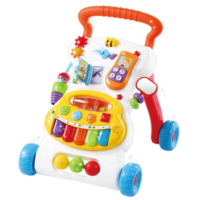 

British dispute 0804-NL music piano walker baby stroller multi-function learning music piano early childhood education toys for 1-3 years old