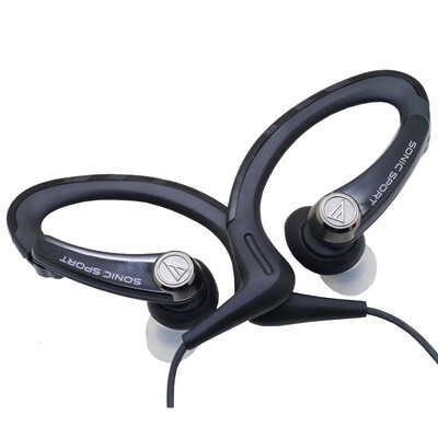 

Audio-Technica ATH-SPORT1 waterproof sports phone ear-mounted earplugs black
