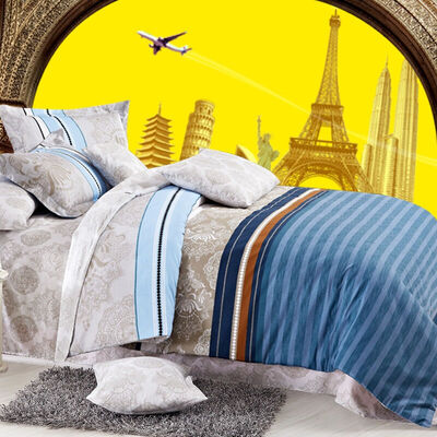 

JIUZHOULU print cotton bed set/bed kit (duvetcover/bed sheet/pillowcase