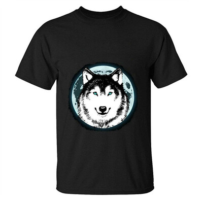 

wolf in the moon T-Shirt For Mens