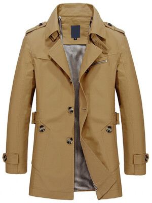 

Mens Trench Coat European&US