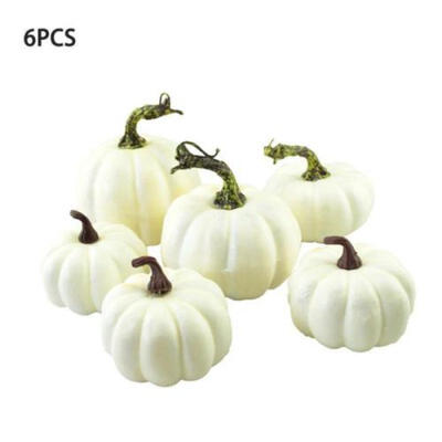 

6pcs Simulation Small Pumpkin Foam Mini 55CM Halloween Party Garden Decoration