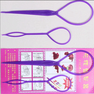 

2pcs Fashion Topsy Tail Hair Braid Ponytail Hair Accessory Maker Styling Tool