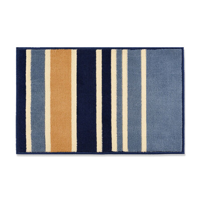 

[Jingdong supermarket] wealthy (FOOJO) Wilton woven semi-circular mat mat 50 * 80cm Prussia