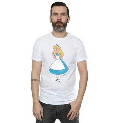 

Disney Mens Alice in Wonderland Classic Alice T-Shirt